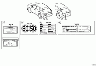 CAUTION PLATE (EXTERIOR & INTERIOR) 3